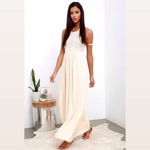 Lulus Beyond Beautiful Crochet Dress